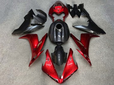Purchase 2004-2006 Maroon Red Carbon Style Yamaha R1 Motorcycle Fairings UK