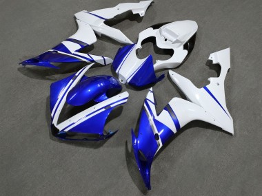 Purchase 2004-2006 Glossy White Blue Grey Yamaha R1 Motorcycle Fairings UK