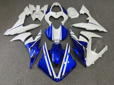 Purchase 2004-2006 Glossy Blue White Dark Grey Yamaha R1 Motorcycle Fairings UK