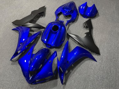 Purchase 2004-2006 Glossy Blue Matte Black Yamaha R1 Motorcycle Fairings UK