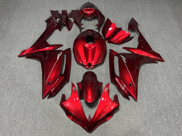 Purchase 2007-2008 Glossy Red Yamaha R1 Motorcycle Fairings UK