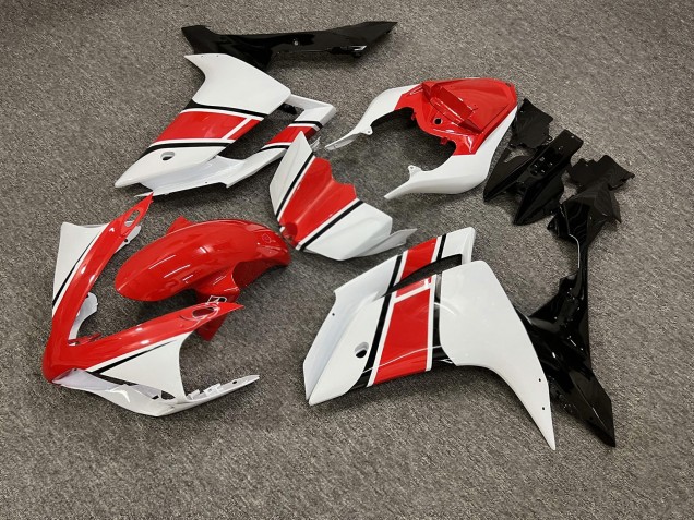 Purchase 2007-2008 Glossy White Red Black Yamaha R1 Motorcycle Fairings UK