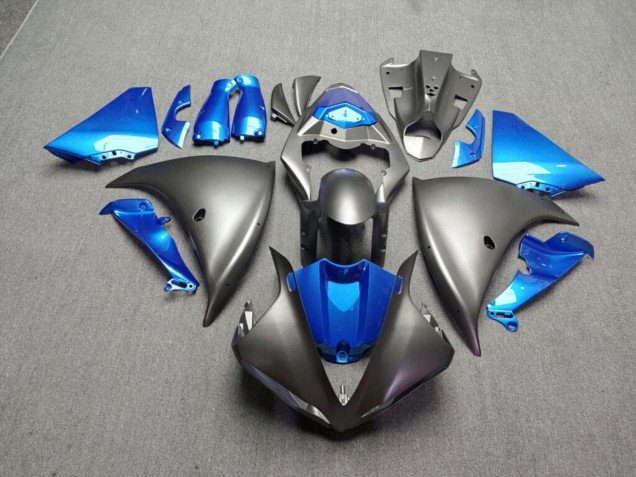 Purchase 2009-2011 Matte Black & Blue Yamaha R1 Motorcycle Fairings UK