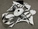 Purchase 2009-2011 Glossy White Black Splash Yamaha R1 Motorcycle Fairings UK