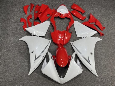Purchase 2009-2011 Pearl White Glossy Red Yamaha R1 Motorcycle Fairings UK