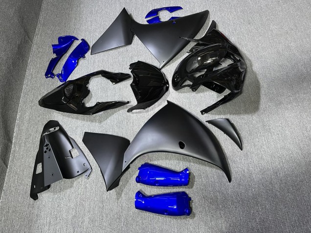 Purchase 2009-2011 Matte Black Blue Yamaha R1 Motorcycle Fairings UK