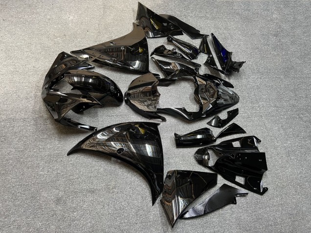 Purchase 2009-2011 Plain Glossy Black Yamaha R1 Motorcycle Fairings UK