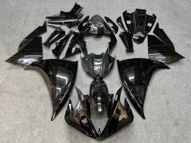 Purchase 2009-2011 Plain Glossy Black Yamaha R1 Motorcycle Fairings UK