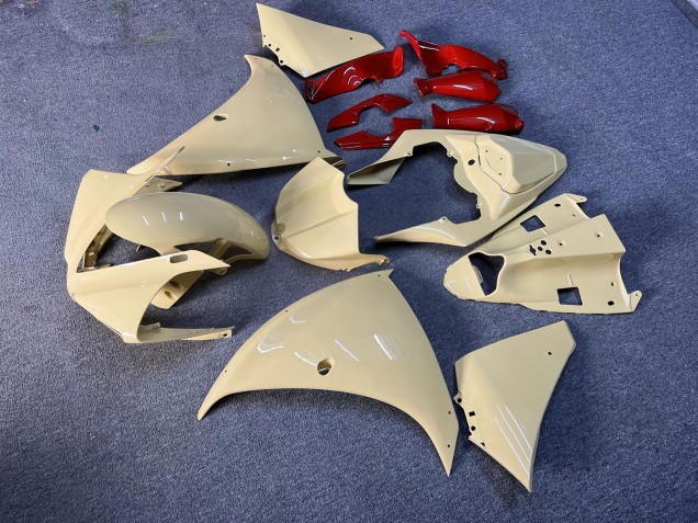 Purchase 2012-2014 Desert Tan with Red Trim Yamaha R1 Motorcycle Fairings UK