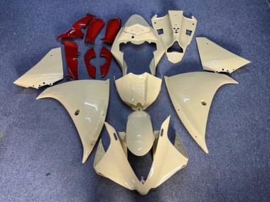 Purchase 2012-2014 Desert Tan with Red Trim Yamaha R1 Motorcycle Fairings UK