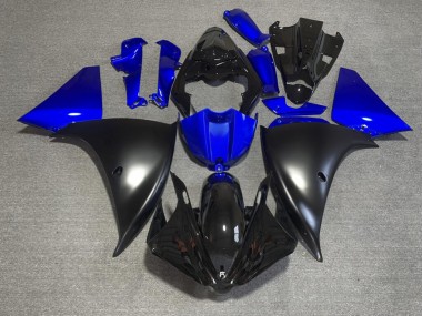 Purchase 2012-2014 Matte Black Blue Yamaha R1 Motorcycle Fairings UK