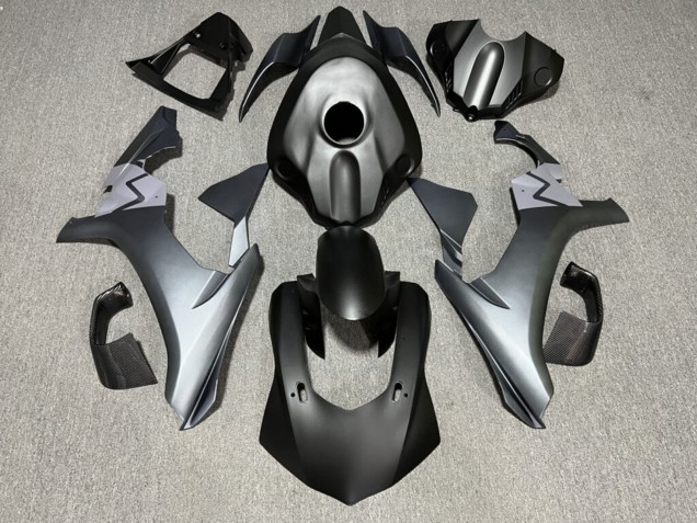 Purchase 2015-2019 Matte Black & Dark Grey Yamaha R1 Motorcycle Fairings UK