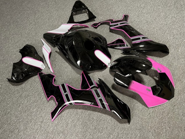 Purchase 2015-2019 Glossy Black Pink White Yamaha R1 Motorcycle Fairings UK