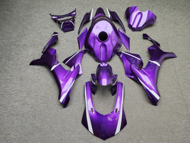 Purchase 2015-2019 Glossy Purple White Yamaha R1 Motorcycle Fairings UK