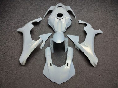 Purchase 2015-2019 Glossy White with Gold Pearl Flakes Yamaha R1 Motorcycle Fairings UK