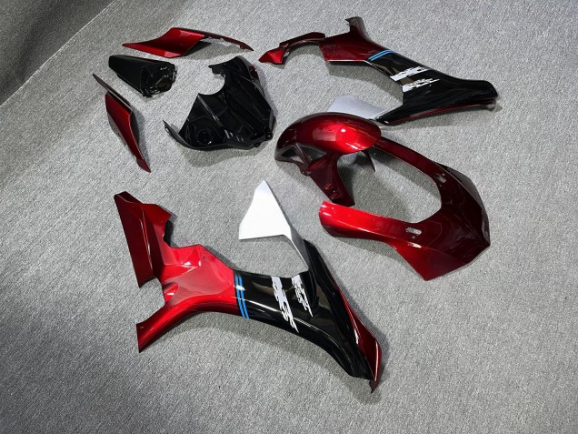 Purchase 2015-2019 Glossy Red Black Yamaha R1 Motorcycle Fairings UK