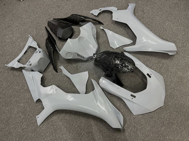Purchase 2015-2019 Glossy Nardo Grey Forged Carbon Fiber Style Yamaha R1 Motorcycle Fairings UK