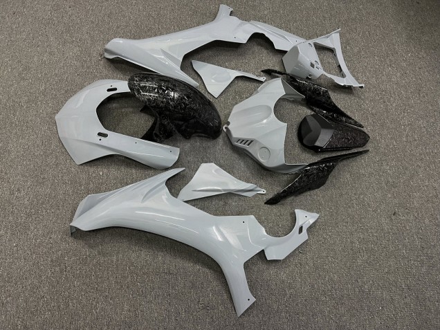 Purchase 2015-2019 Glossy Nardo Grey Forged Carbon Fiber Style Yamaha R1 Motorcycle Fairings UK