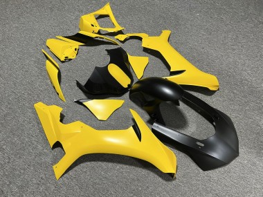 Purchase 2015-2019 Matte Yellow Black Yamaha R1 Motorcycle Fairings UK