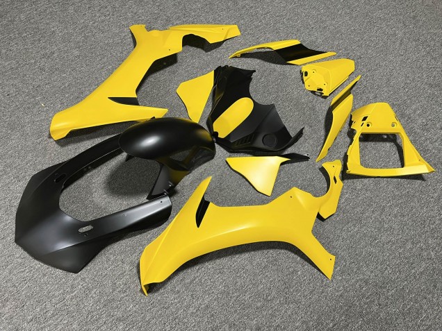 Purchase 2015-2019 Matte Yellow Black Yamaha R1 Motorcycle Fairings UK