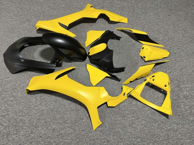Purchase 2015-2019 Matte Yellow Black Yamaha R1 Motorcycle Fairings UK