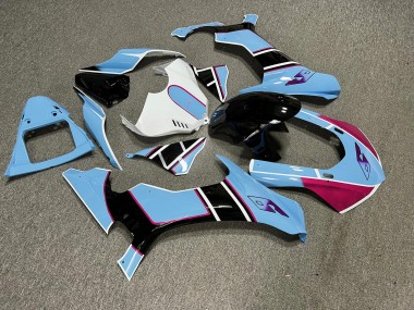 Purchase 2015-2019 Glossy Light Blue White Black Yamaha R1 Motorcycle Fairings UK