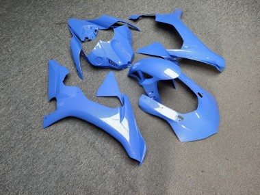 Purchase 2015-2019 Glossy Sky Blue Carbon Fiber Style Yamaha R1 Motorcycle Fairings UK