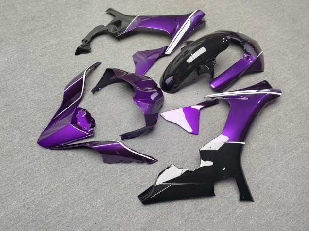Purchase 2015-2019 Mood Purple & Black Yamaha R1 Motorcycle Fairings UK