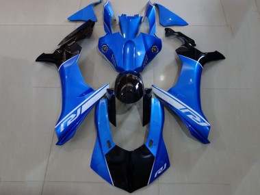 Purchase 2015-2019 Glossy Blue Black Yamaha R1 Motorcycle Fairings UK