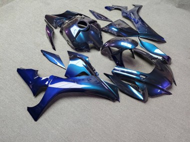Purchase 2020-2025 Glossy Purple Chameleon & Blue Gradient Yamaha R1 Motorcycle Fairings UK