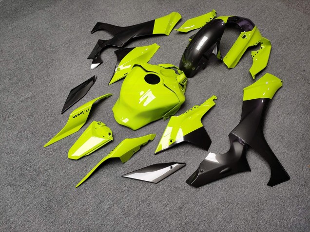 Purchase 2020-2025 Glossy High Viz Yellow & Metallic Grey Yamaha R1 Motorcycle Fairings UK
