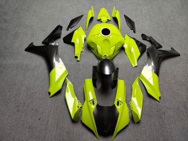 Purchase 2020-2025 Glossy High Viz Yellow & Metallic Grey Yamaha R1 Motorcycle Fairings UK