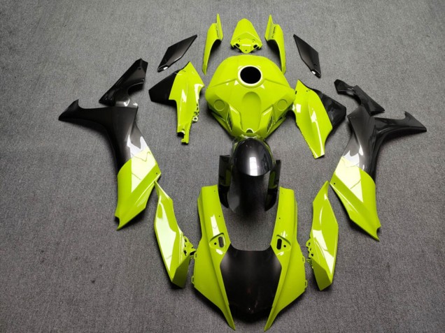 Purchase 2020-2025 Glossy High Viz Yellow & Metallic Grey Yamaha R1 Motorcycle Fairings UK