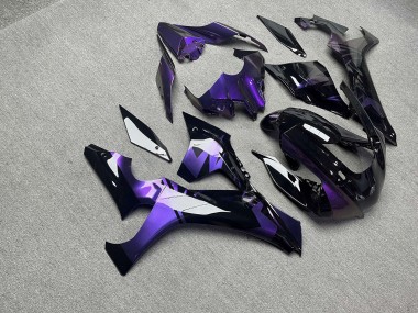 Purchase 2020-2025 Glossy Black & Deep Purple Yamaha R1 Motorcycle Fairings UK