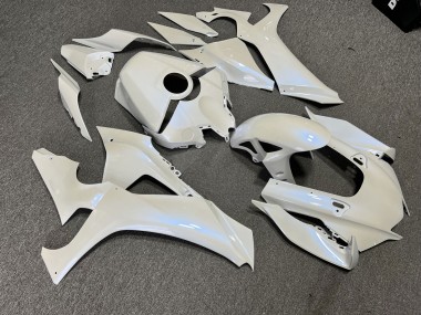 Purchase 2020-2025 Glossy Pearl White with Blue Flakes Yamaha R1 Motorcycle Fairings UK