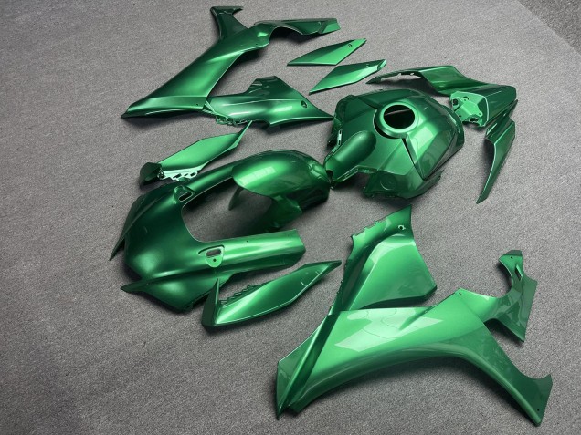 Purchase 2020-2025 Glossy Metallic Emerald Green Yamaha R1 Motorcycle Fairings UK