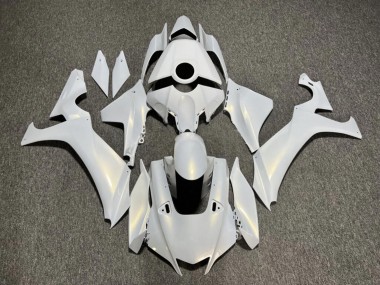 Purchase 2020-2025 Glossy Pearl White with Gold Flakes Yamaha R1 Motorcycle Fairings UK