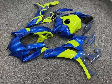 Purchase 2020-2025 Glossy Blue High Vis Yellow Yamaha R1 Motorcycle Fairings UK