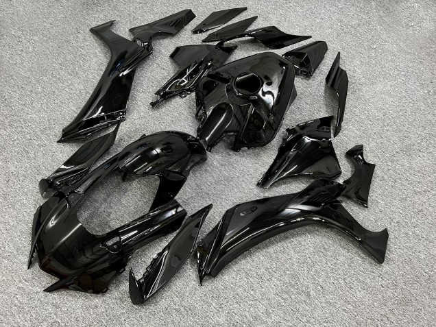 Purchase 2020-2025 Glossy Black Yamaha R1 Motorcycle Fairings UK