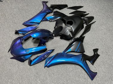 Purchase 2020-2025 Matte Black Glossy Blue Purple Iridescent Splash Yamaha R1 Motorcycle Fairings UK