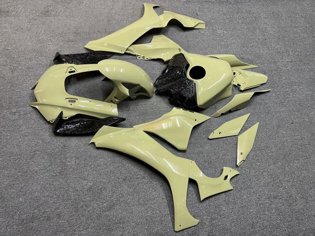 Purchase 2020-2025 Desert Tan Forged Carbon Style Yamaha R1 Motorcycle Fairings UK