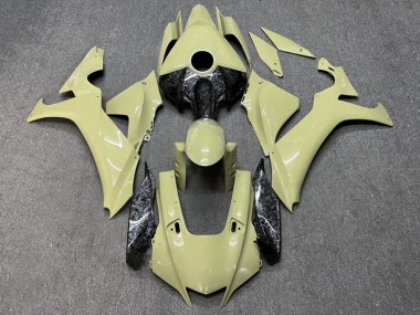 Purchase 2020-2025 Desert Tan Forged Carbon Style Yamaha R1 Motorcycle Fairings UK