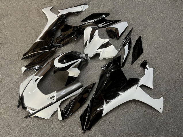 Purchase 2020-2025 Glossy Black White Yamaha R1 Motorcycle Fairings UK