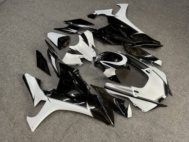 Purchase 2020-2025 Glossy Black White Yamaha R1 Motorcycle Fairings UK