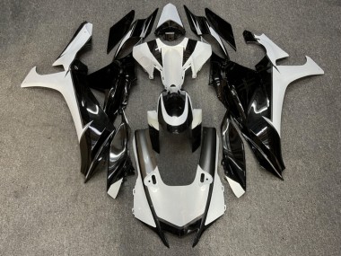 Purchase 2020-2025 Glossy Black White Yamaha R1 Motorcycle Fairings UK