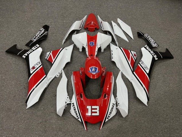 Purchase 2020-2025 Petronas Red White Black Yamaha R1 Motorcycle Fairings UK