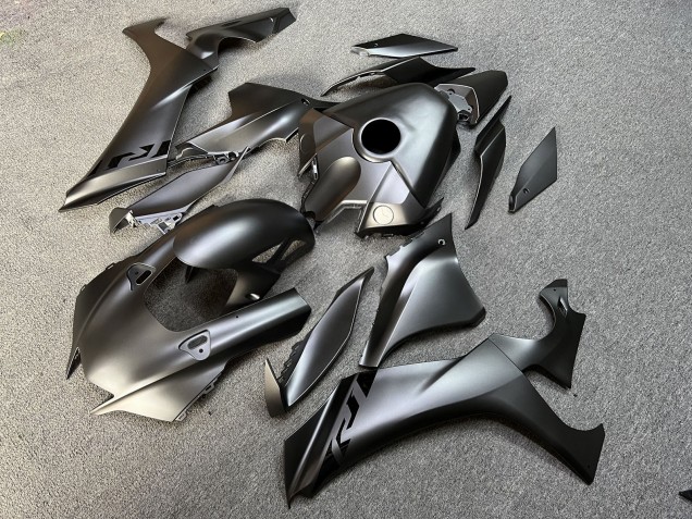 Purchase 2020-2025 Matte Dark Grey Glossy Black Yamaha R1 Motorcycle Fairings UK