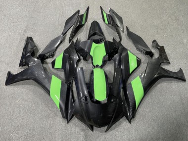 Purchase 2020-2025 Carbon Fiber Style Green Yamaha R1 Motorcycle Fairings UK