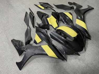 Purchase 2020-2025 Carbon Fiber Style Yellow Yamaha R1 Motorcycle Fairings UK