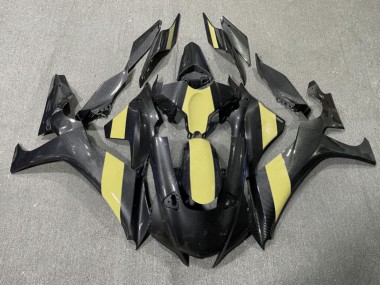 Purchase 2020-2025 Carbon Fiber Style Yellow Yamaha R1 Motorcycle Fairings UK